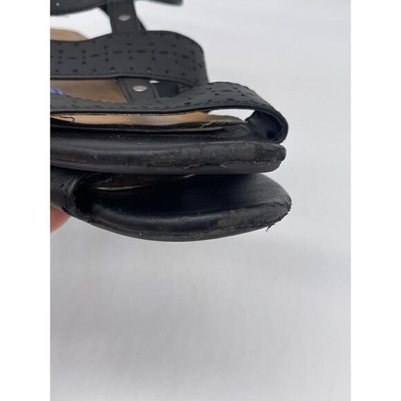 American Eagle Black Strappy Sandals Size 10 - Picture 7 of 8